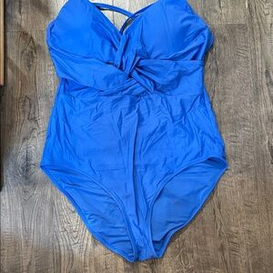 Aerie Women's Royal Blue One Piece Swimsuit